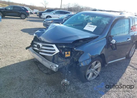 2013 Toyota Highlander Limited V6 из США, поврежденный, VIN 5TDDK3EH0DS226828